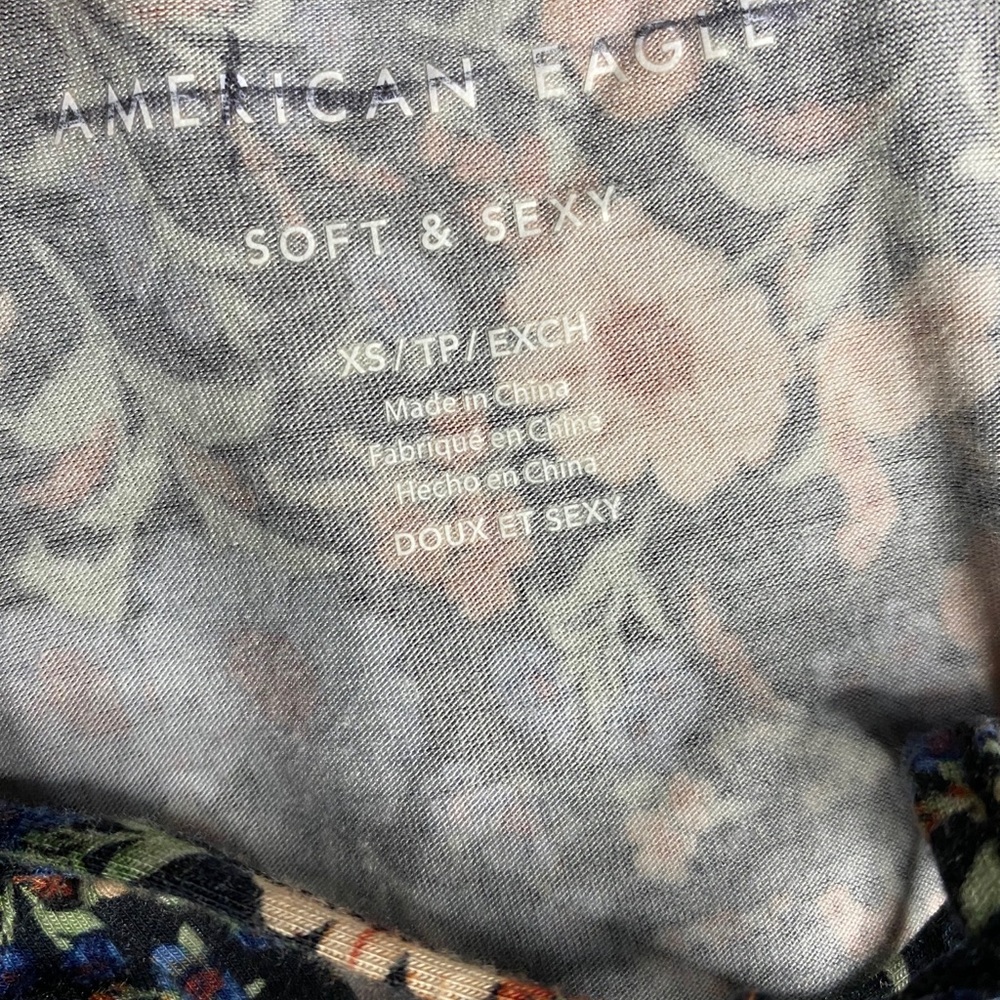 Long sleeve floral top